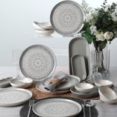 Keramika Keraart Stone Kahvaltı Takımı 18 Parça 6 Kişilik 21426-27 - 1