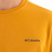 Columbia M Basic Crew Erkek Sweatshirt Sarı CS0204-756 thumbnail 4
