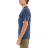 Columbia CSC Hikers Haven Erkek Kisa Kollu T-Shirt Mavi CS0336-480 thumbnail 3