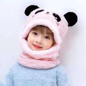 Peluş Panda Şapka Boyunluk - 3