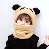 Peluş Panda Şapka Boyunluk - 4