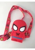 Spiderman Karikatür Crossbody Çanta - 1