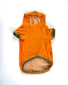 Green Dog Pocket Turuncu Kapşonlu Sweatshirt Köpek Kıyafeti Köpek Elbisesi - 3