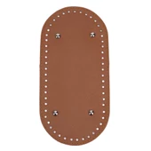 Oval Suni Deri Çanta Tabanı 25x12 thumbnail 6