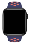 Apple Watch Series 9 41 MM Fileli Kordon Lacivert-Pembe thumbnail 3