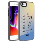 Apple iPhone SE 2020 Kılıf Desenli Dragon Sert Kapak - 7