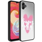 Samsung Galaxy A04E Kılıf Aynalı Desenli Kamera Korumalı Parlak Mirror Kapak - 3