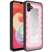 Samsung Galaxy A04E Kılıf Aynalı Desenli Kamera Korumalı Parlak Mirror Kapak - 9