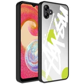 Samsung Galaxy A04E Kılıf Aynalı Desenli Kamera Korumalı Parlak Mirror Kapak - 5