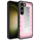 Samsung Galaxy S23 Plus Kılıf Aynalı Desenli Kamera Korumalı Parlak Mirror Kapak - 8