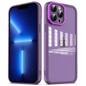 Apple iPhone 13 Pro Max Kılıf Kamera Korumalı Transparan Post Kapak - 4