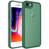 Apple iPhone 8 Kılıf Kamera Korumalı Transparan Post Kapak - 7