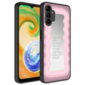 Samsung Galaxy A04S Kılıf Aynalı Desenli Kamera Korumalı Parlak Mirror Kapak - 9
