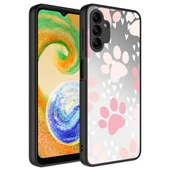 Samsung Galaxy A04S Kılıf Aynalı Desenli Kamera Korumalı Parlak Mirror Kapak - 8