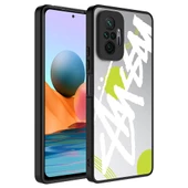 Xiaomi Redmi Note 10 Pro Kılıf Aynalı Desenli Kamera Korumalı Parlak Mirror Kapak - 5