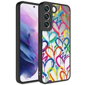 Samsung Galaxy S21 FE Kılıf Aynalı Desenli Kamera Korumalı Parlak Mirror Kapak - 1