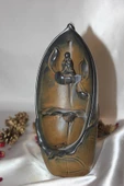 Budha Geri Akış Tütsülük Buda Ters Akış Tütsü Seramik Feng Sui - 2