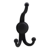 Karataş Askılık Portmanto Vestiyer Banyo Dolap Elbise Askısı Sert Plastik Siyah Askı Elemanı 10 ADET - 6