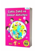 Aktif Zeka Yayınları 4 Yaş Çoklu Zeka ve Dikkat Aktivitesi - Pembe Kitap - 1