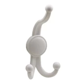 Karataş Askılık Portmanto Vestiyer Banyo Dolap Elbise Askısı Sert Plastik Beyaz Askı Elemanı 10 ADET - 5