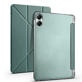 Honor X8 Pro 11.5' Kılıf Tri Folding Kalem Bölmeli Standlı Kılıf - 1