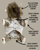 Kamuflaj Comfy Puf Köpek Mont Tulum Takım, Köpek Ceket Takım - 6