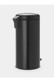 Brabanti Newıcon Matt Black Pedallı Çöp Kutusu 20 Lt. - 2