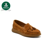 VENÜS 23075604K PÜSKÜLLÜ NUBUK LOAFER DERİ KADIN AYAKKABI - 4