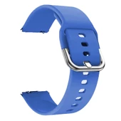 Huawei Watch GT4 41mm / Üniversal-Garmin-Mibro-Vivo Akıllı Saat 18mm Kordon Silikon Bileklik Kopçaklı Kordon BHR - 10