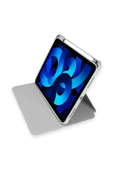 İpad Pro 12,9 İnç Uyumlu Kılıf Katlanır Kalem Bölmeli Standlı Uyku Modlu Akıllı Kapak - 7