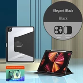 İpad 10. Nesil 10,9 İnç 2022 Uyumlu Kılıf Katlanır Kalem Bölmeli Standlı Uyku Modlu Akıllı Kapak thumbnail 6