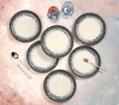 Porland Re-gen Ontario 6'lı Düz Tabak Seti 21cm thumbnail 2