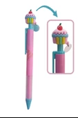 Cupcake Versatil Kalem 1 Adet Pasta Kapkek Figürlü 0,7 Uçlu Kalem Hediye Kalem Sevimli Kalem - 3