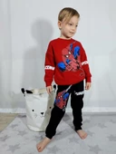 ERKEK ÇOCUK SONİC ÖRÜMCEK ADAM MINECRAFT LEGO MİCKEY 3 İPLİK TAKIM - 4