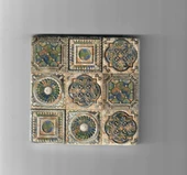 Şeker Portakalım Dekoratif Figürlü Doğal Taş Banyo Gider Kapağı Süsü Tekli 10X10 Cm - 1