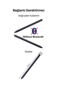 Galaxy Tab S6 Lite P610 Uyumlu Avuç İçi Algılamayan Dokunmatik Stylus Kalem - 6