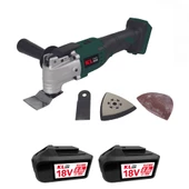 Klpro KLMT18B-80 18V/8.0Ah. Kömürsüz Çift Akülü Şarjlı Çok Amaçlı Makine/Raspalama - 1
