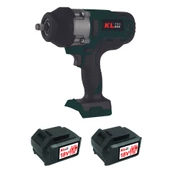 Klpro KLSS18BHX-50 18V/5.0Ah. 800Nm Kömürsüz Çift Akülü Şarjlı Somun Sıkma/Sökme Makinesi thumbnail 1