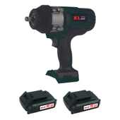 Klpro KLSS18BHX-20 18V/2.0Ah. 800Nm Kömürsüz Çift Akülü Şarjlı Somun Sıkma/Sökme Makinesi - 1