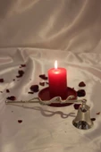 Pirinç Mum Söndürücü Noel Yılbaşı Gümüş Yılan - 4