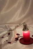 Pirinç Mum Söndürücü Noel Yılbaşı Gümüş Yılan - 8