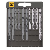 Cat Da06903 10 Parça Profesyonel Metal/Ahşap Hassas/Kaba Kesim Dekupaj Testere Ucu - 1