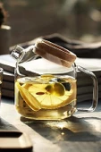 Çiftçiler Leyna  Mantar Kapak Çok Amaçlı Cam Sürahi 750ML 156672 - 1