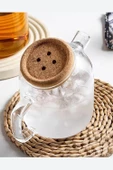 Çiftçiler Leyna  Mantar Kapak Çok Amaçlı Cam Sürahi 750ML 156672 - 3