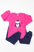 Kız Çocuk Baskılı Pijama Takımı - 9