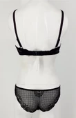 Kadife Bralet Sütyen Takım Dantelli Desteksiz Balensiz Koza 80153 - 6