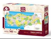 Türkiye Kültür Haritası ve İl Sınırlarına Göre Kesilmiş Türkiye Haritası 2'li Puzzle/Yapboz - 3