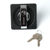 Dolap Kilidi Kare Krom Kısa - 1