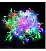 100 Ledli 8 Fonksiyonlu Karışık Renkli Rgb Led Lamba Fişli - 3