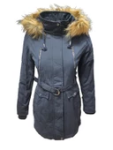 Tmberline Tb3439 Kadın Gabardin Kapüşonlu İçi Kürklü Mont - 1